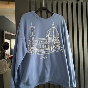 Blue Florence Italy Sweatshirt